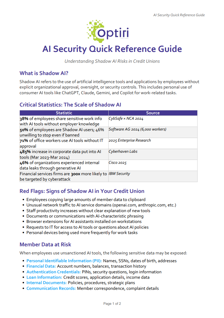 AI Security for Credit Unions